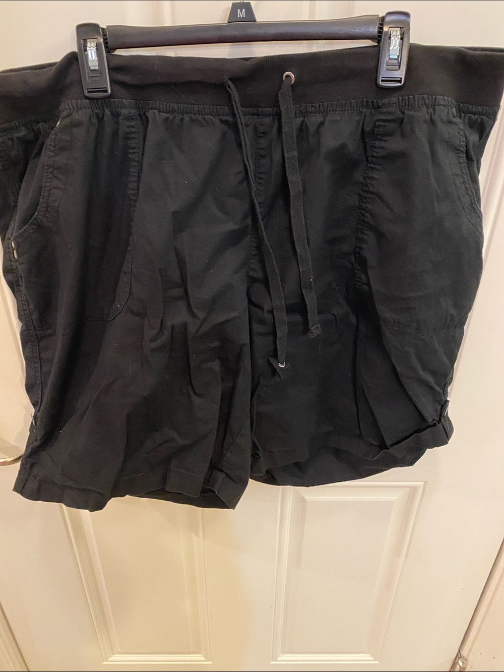 Women’s Black Drawstring Shorts